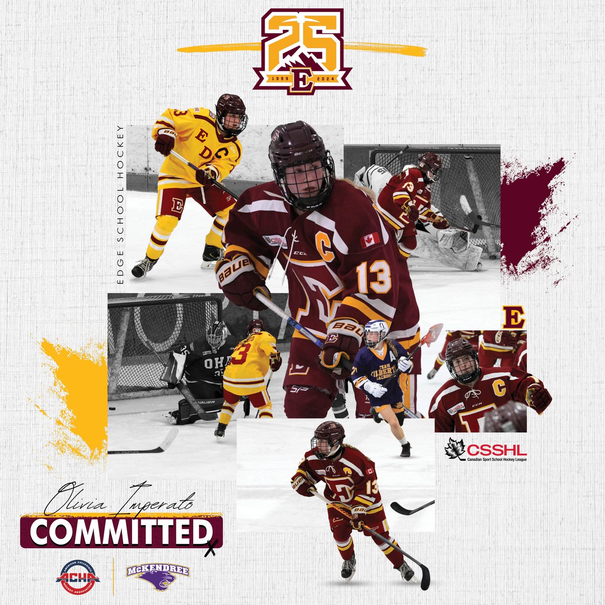 edgeschool's tweet photo. Congratulations to Olivia Imperato who has committed to the McKendree University! Liv is the glue on our Female U18 Prep and a natural-born leader, which is a testament to her wearing the ‘C’ for the team. #AlwaysAMountaineer 

🗞️https://t.co/QTWLStWULN https://t.co/N0VbkCCUb7