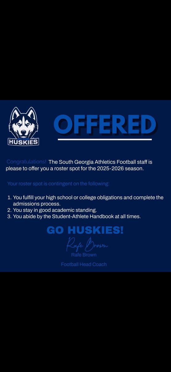 Kaden Alred (@kaden_2230) on Twitter photo Thankful to receive my first offer from South Georgia🙏 <a href="/CoachBrown5300/">Coach Brown</a> <a href="/_drecinco_/">Dre’ Hall</a> <a href="/dwade5_/">D’Montre Wade Sr.</a> <a href="/TradariusGoff/">Coach TraD</a> Thankful to receive my first offer from South Georgia🙏 <a href="/CoachBrown5300/">Coach Brown</a> <a href="/_drecinco_/">Dre’ Hall</a> <a href="/dwade5_/">D’Montre Wade Sr.</a> <a href="/TradariusGoff/">Coach TraD</a>