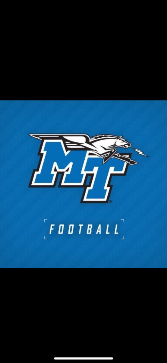 I’m truly blessed to receive my first d1 offer from Middle Tennessee