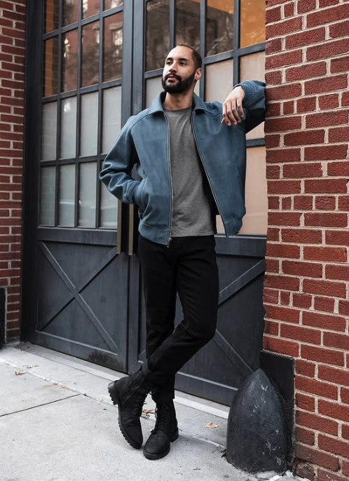 ThursdayBootCo's tweet photo. Soemthing different to start the day ๐.
#ThursdayBoots
#BlueFashion
#LeatherJacket https://t.co/alnbi7tkYW