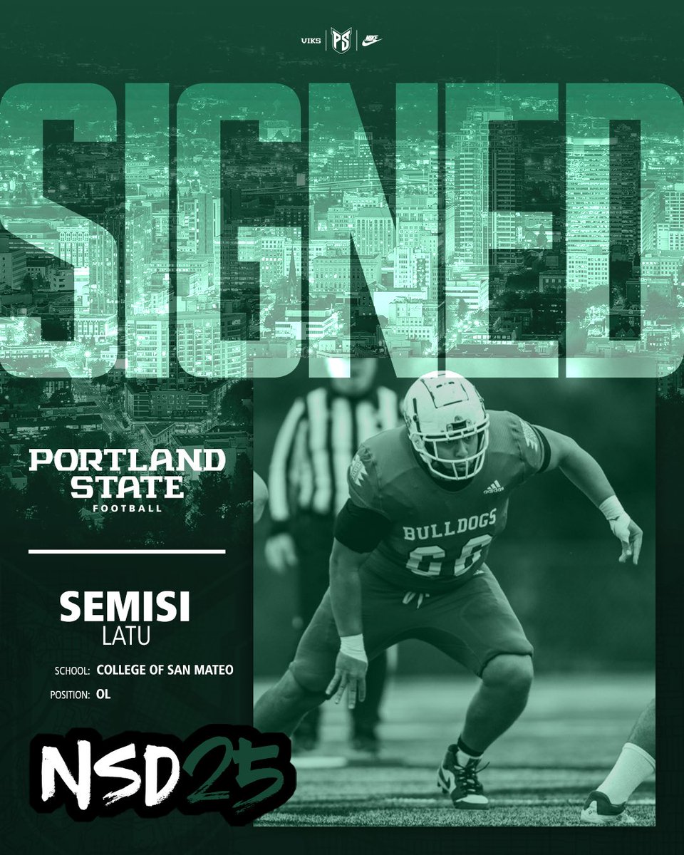 𝙎𝙄𝙂𝙉𝙀𝘿 ✍️

Welcome to the Park Blocks, Semisi Latu! #NSD25

#GoViks | #BuildTheShip