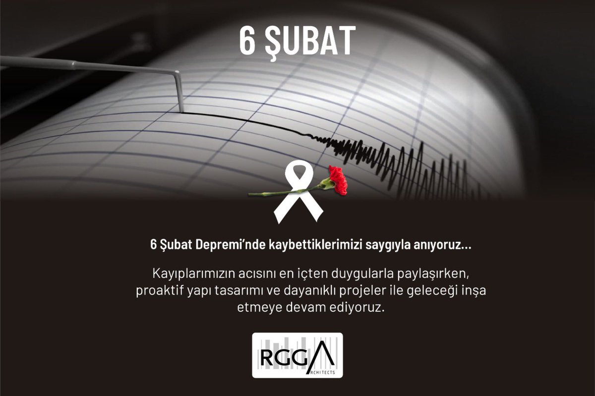6 Şubat Depremi’nde kaybettiklerimizi saygıyla anıyoruz…
Kayıplarımızın acısını en içten duygularla paylaşırken, proaktif yapı tasarımı ve dayanıklı projeler ile geleceği inşa etmeye devam ediyoruz.