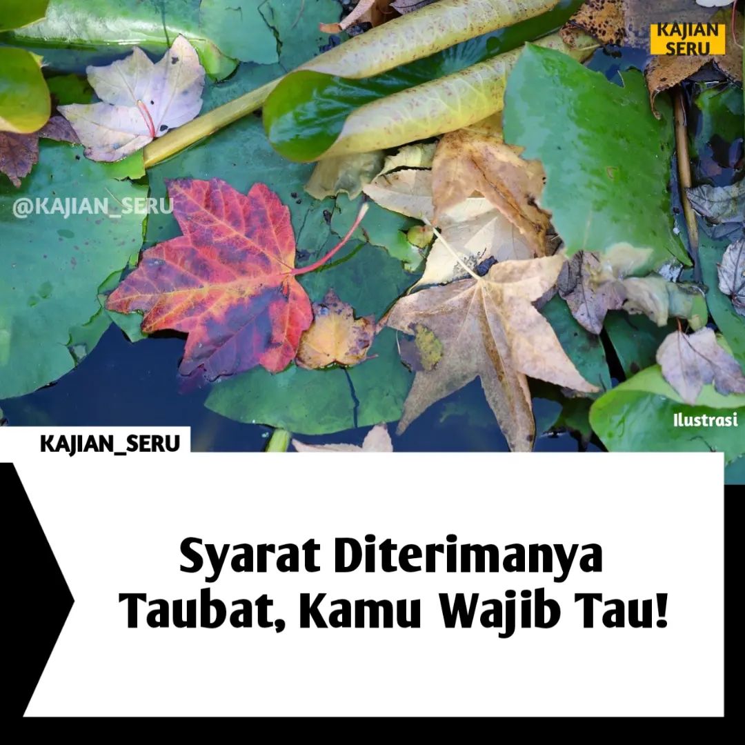 DiaraFathiya's tweet photo. Syarat diterima taubat,kamu wajib tau!

A-thread