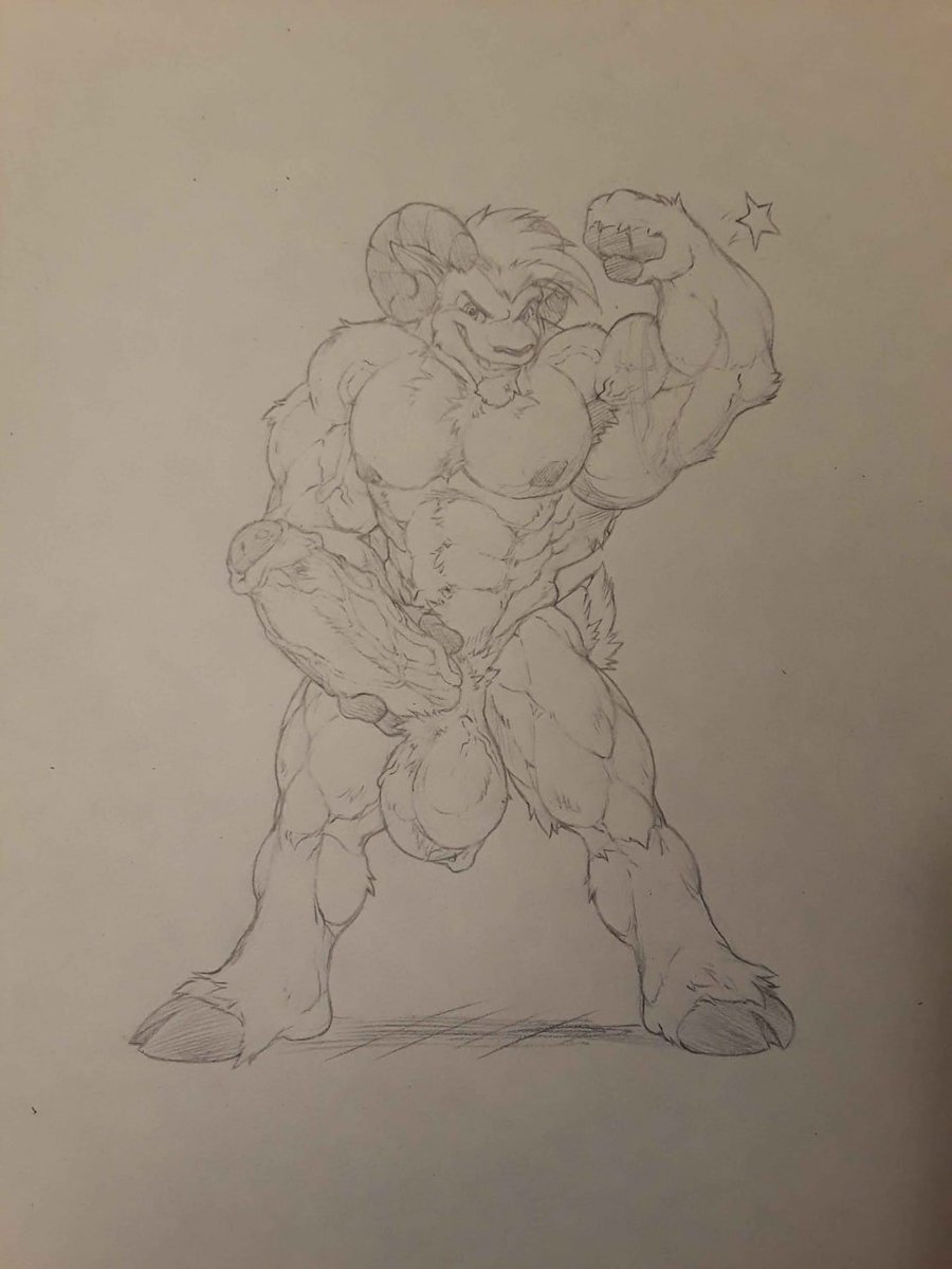 UTX Wild Wolfeh!! (@utxshapeshifter) on Twitter photo Aaron Flexing his Big Strong Ram Muscles and Erect cock! <3 (Sketch)
*Squeezing his cock*~
"Heya~ Wanna feel how hard these muscles are?"
*Grins n makes flexing muscle noises*
Art is for.. and OC belongs to <a href="/psychoramboy/">Aaron Ram 🔞</a> Hope u like it! Aaron Flexing his Big Strong Ram Muscles and Erect cock! <3 (Sketch)
*Squeezing his cock*~
"Heya~ Wanna feel how hard these muscles are?"
*Grins n makes flexing muscle noises*
Art is for.. and OC belongs to <a href="/psychoramboy/">Aaron Ram 🔞</a> Hope u like it!