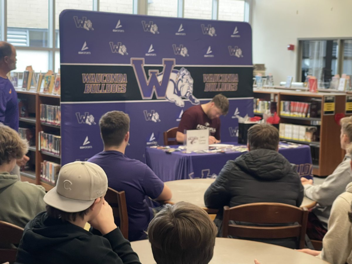 Congrats to Liam Carney <a href="/GOWHS_FOOTBALL/">Wauconda HS Football</a> with your signing today to continue your academic and athletic career at <a href="/SIU_Football/">Saluki Football</a>