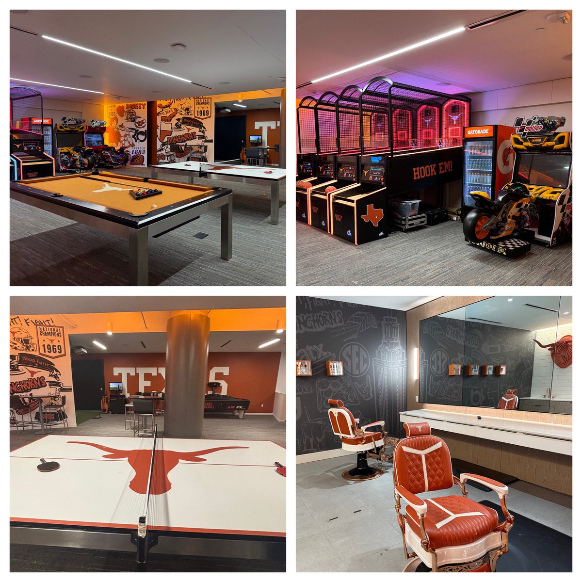 Had an amazing day visiting the University of Texas and learning about equipment fitting &amp; safety, the athletic training room, and the applied sciences lab! Thank you to the staff that welcomed us and taught the students what goes on behind the scenes! #HookEm 🤘🏼