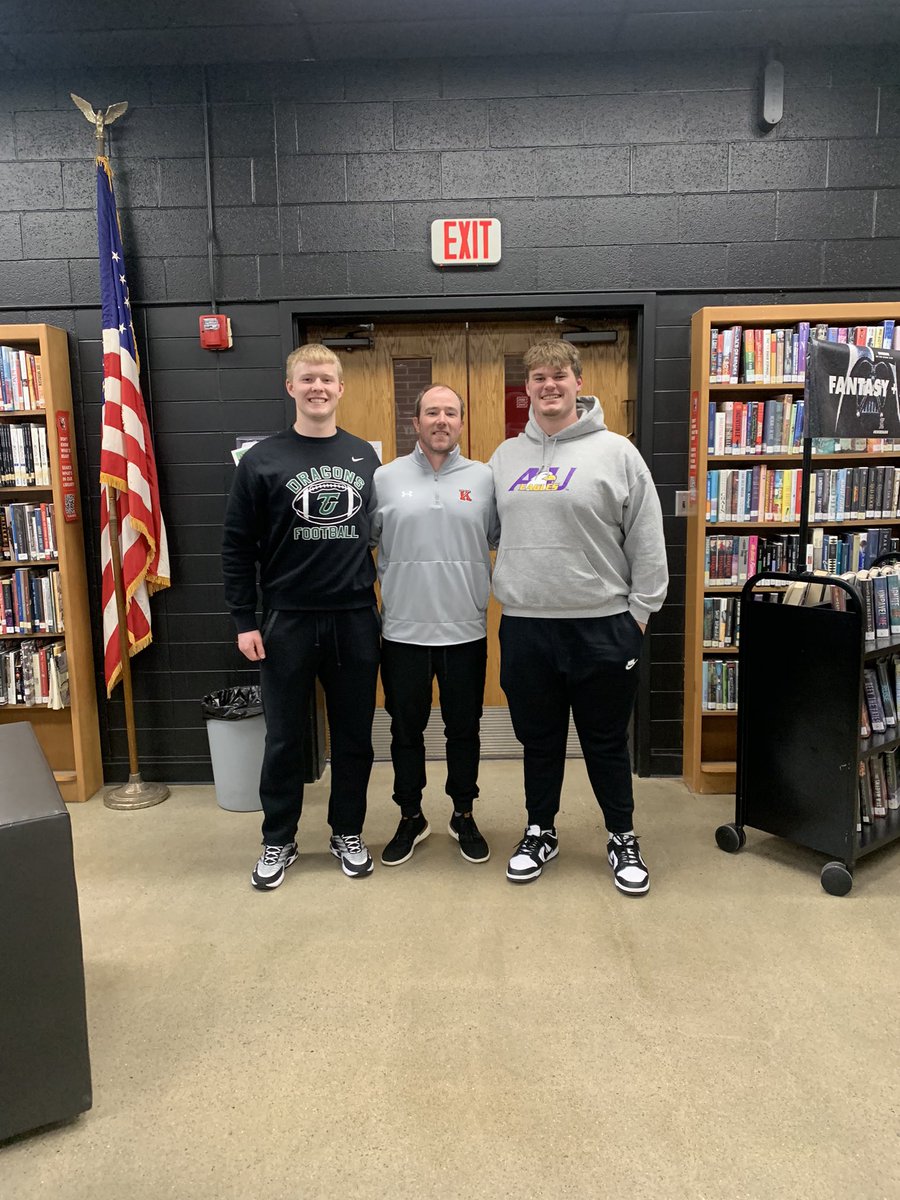 Congrats to <a href="/BillWilkinson77/">Bill Wilkinson</a> and <a href="/KorbinJohnston4/">Korbin</a> on their signings to Ashland and Tiffin. Both great players but even better people! Proud of you both.