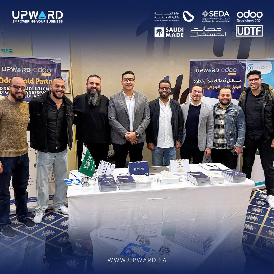 UpwardSA's tweet image. فخورون بمشاركتنا في Odoo Roadshow بالرياض🚀✨
 كانت فرصة رائعة للتواصل مع خبراء الصناعة واستكشاف أحدث الابتكارات في عالم الأعمال. شكرًا للجميع على الحضور الرائع ، ونتطلع إلى المزيد من النجاحات معًا
#Upward #OdooRoadshow #الابتكار