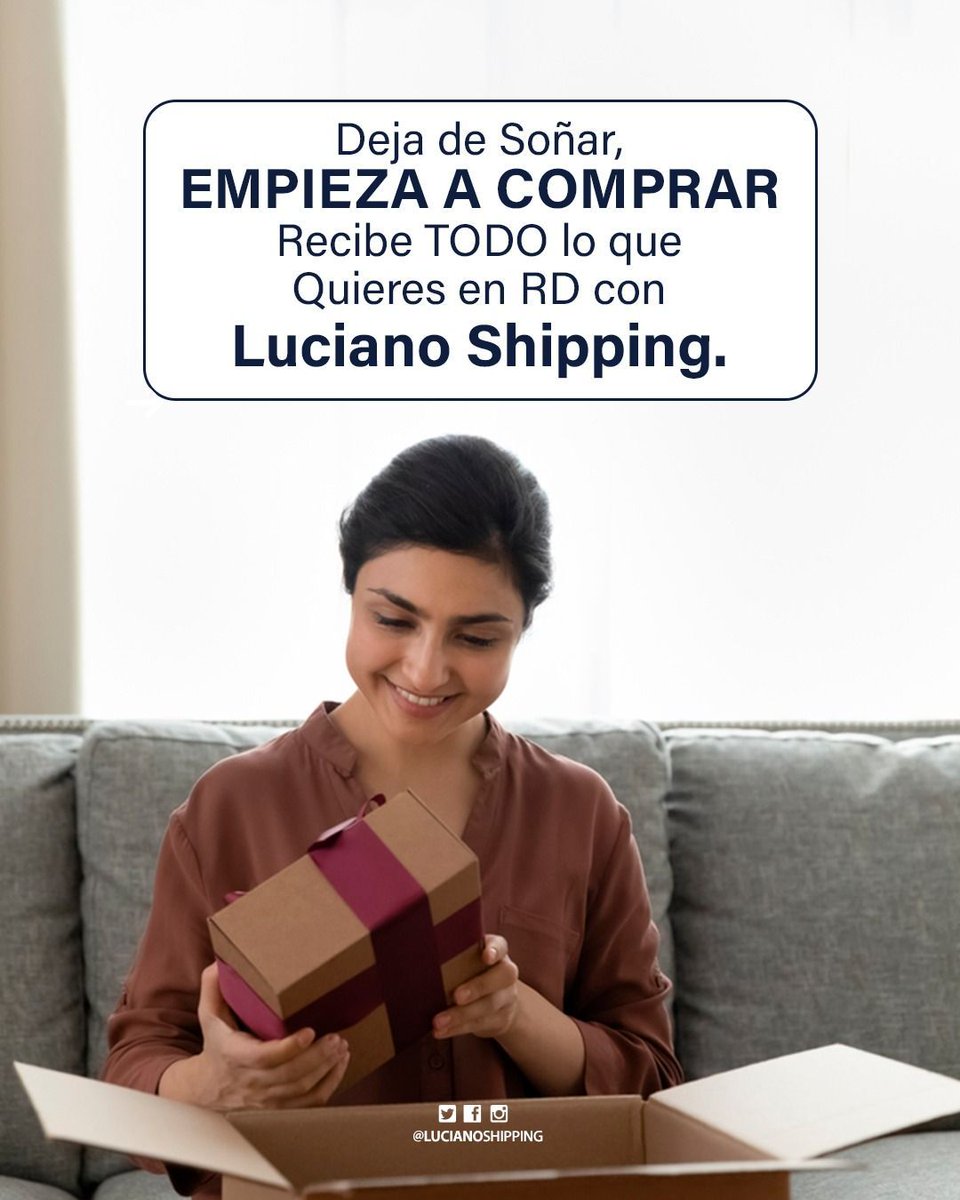 LucianoShipping's tweet photo. ✨ El mundo está a un clic de distancia, ¡y desde la comodidad de tu hogar!
👗Por eso, en #LucianoShipping te lo ponemos súper fácil: compra todo lo que te guste online, sin importar dónde esté, y envíalo a nuestros almacenes.
¡Olvídate de complicaciones! 📦
#RepúblicaDominicana https://t.co/VNP8x7TOiM