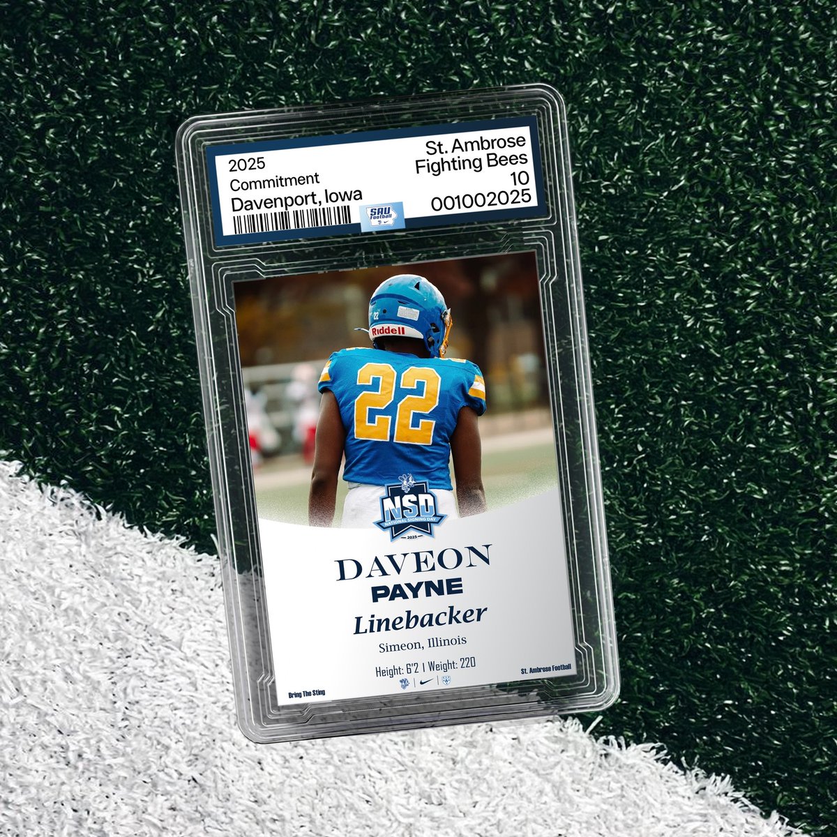 Welcome Home,  Daveon Payne! 🐝🏈

<a href="/WosDaveon/">Daveon Payne</a> 🖊️

#BringTheSting #GoBees #NSD25