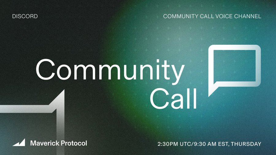 Don't miss our Community Call tomorrow on Discord!

This week, we will update you on:
🟣Refilled <a href="/ZKsyncIgnite/">ZKsync Ignite</a> rewards
🟣New token integration
🟣Fresh perks for MAV holders

⭐️Featuring a special guest from <a href="/suiyutarot/">SAI</a> 

📅Thurs, 2:30 pm UTC/9:30am ET
📍discord.com/events/8552521…