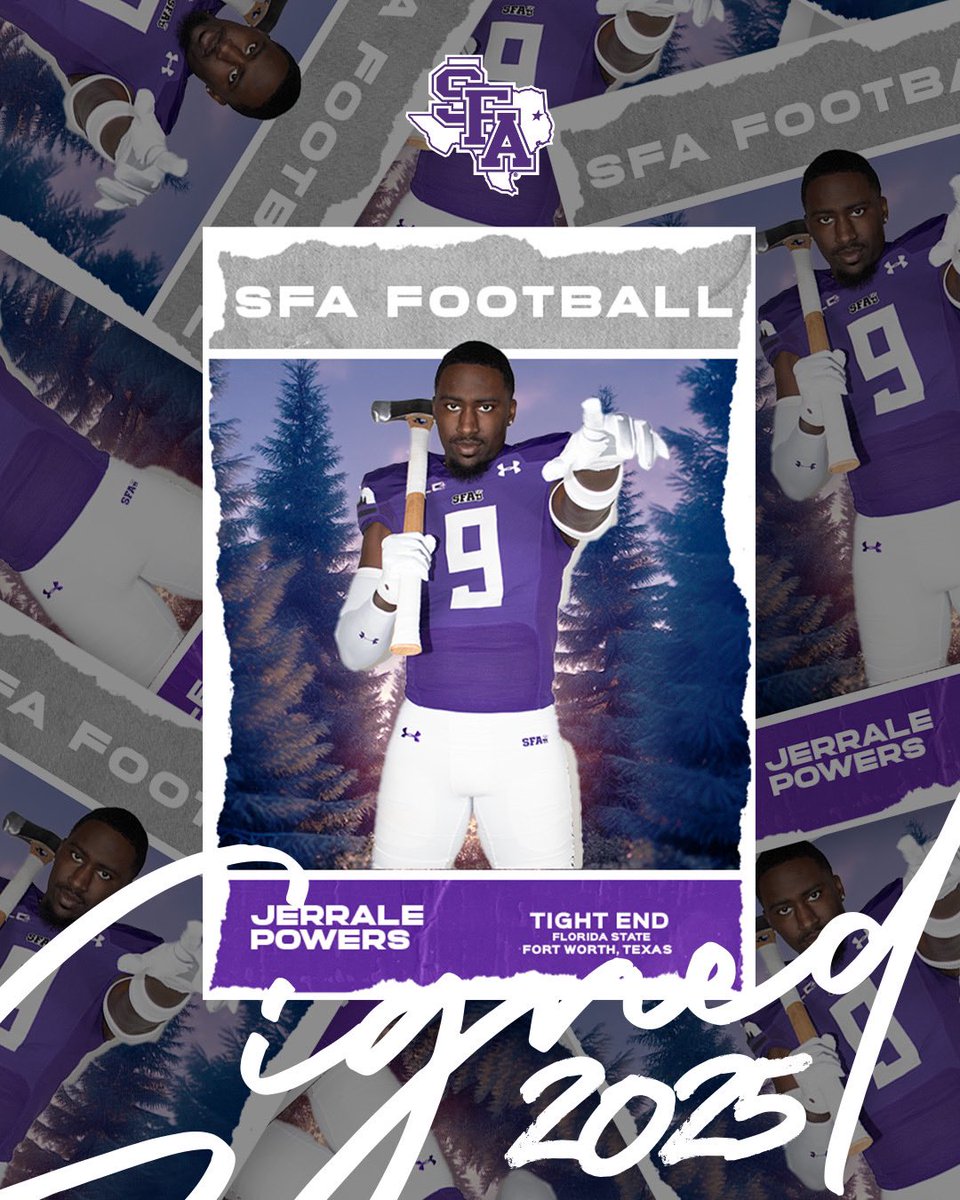 Lumberjack Football (@sfa_football) on Twitter photo Welcome <a href="/PowersJerrale/">๐๐ฎ๐ป๐ป๐ช๐ต๐ฎ ๐๐ธ๐๐ฎ๐ป๐ผ๐</a> to The Piney Woods! ๐ฒ
#AxeEm x #EastTexasTough Welcome <a href="/PowersJerrale/">๐๐ฎ๐ป๐ป๐ช๐ต๐ฎ ๐๐ธ๐๐ฎ๐ป๐ผ๐</a> to The Piney Woods! ๐ฒ
#AxeEm x #EastTexasTough