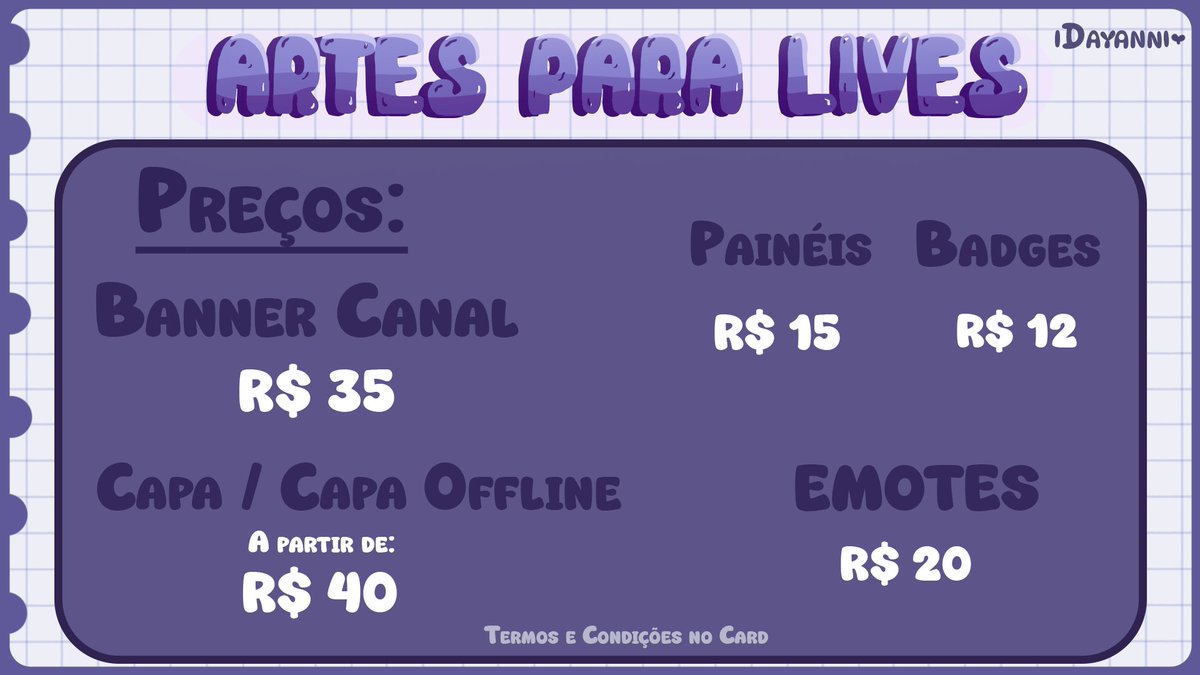 • Comissões Abertas!!✨

me ajude com um 🔁 + 💜!
+ infos no carrd da bio