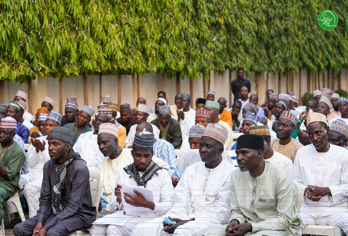 SZakzakyOffice's tweet photo. Leader Sheikh Ibraheem Zakzaky (H) met with the committee tasked with reforming the operations of the Hurras volunteers of the Islamic Movement at his residence in Abuja.

In his speech, the leader emphasized the importance of observing devotions during the months of Rajab and Sha'aban in preparation for the holy month of Ramadan. He also reflected on the Zaria Massacre, perpetrated by the Buhari regime, and noted how previous attempts by various administrations to dismantle the Islamic Movement had failed.

Furthermore, the leader elaborated on the duties of the Hurras volunteers, stating that their work is an integral part of the Islamic Movement and is solely dedicated to seeking the pleasure of Allah. He emphasized that this should be the ultimate goal for every member of the Hurras. Concluding his address, he advised them to remain steadfast and committed to their mission.

Various issues centred on the tasks and responsibilities of the volunteers were discussed, and new guidelines were issued to the members. The Leader reiterated the purpose of the Hurras and advised them to fulfil their responsibilities with utmost commitment, sacrifice, and sincerity.

6/Sha'aban/1446
5/February/2025