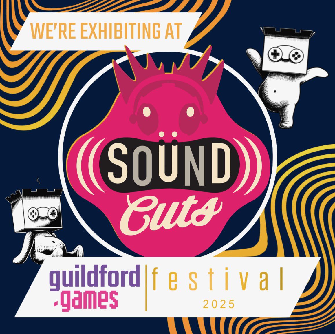 The Soundcuts team will be at the guildford.games Festival on Feb 14th! Pop by our booth and share your love for #gameaudio…It is Valentine’s day after all :)

The team will also be speaking on the audio track! 
#gamedev #indiedev #sounddesign #music
#speechproduction