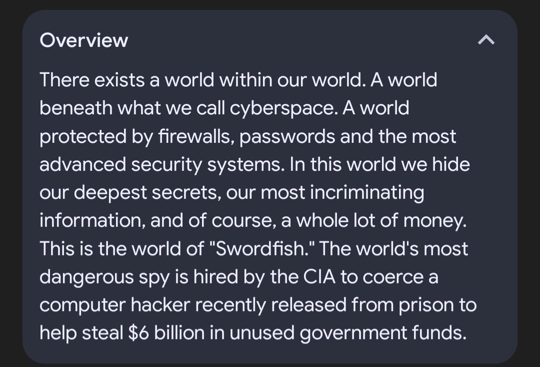 Dont EVERYTHING trump &amp; musk do seem like a distraction 4something bigger? I still cant understand why musk came 4Snoop unless it was meant to distract &amp; why the defunding of programs, DEI, Federal Govt all =distraction! Its like a  movie "Trump &amp; Elon SWORDFISH" coming soon?