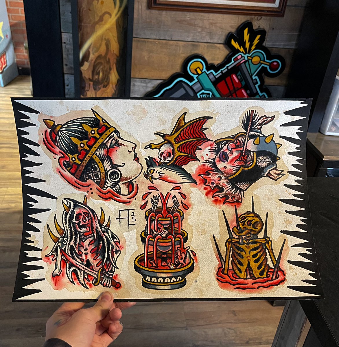 AndrewTattoo_'s tweet photo. Alright how do yall keep the red from smearing when you do the stain https://t.co/Ebk8aKgCtL