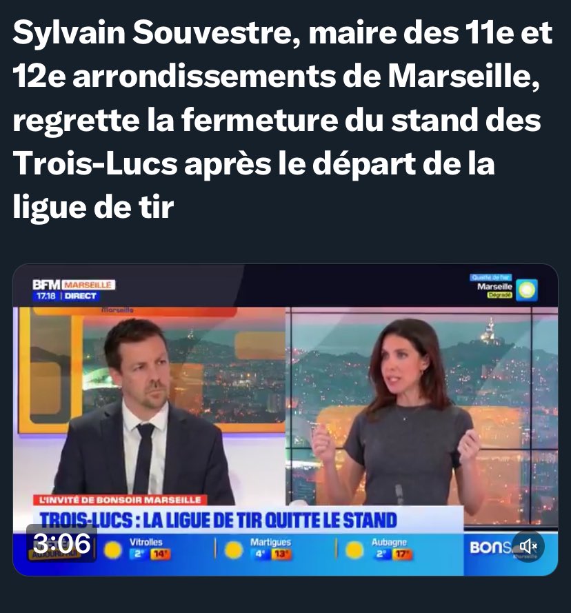Mais quel culot. Élu au sport pdt des années sur le 11/12, il a laissé tous nos équipements à l’abandon. Piscines, stades, gymnases, vestiaires et stand de tir. Désormais, pdt que nous rattrapons avec <a href="/sjibrayel/">Sébastien Jibrayel</a> toute cette incurie passée il ose venir se pavaner sur les plateaux
