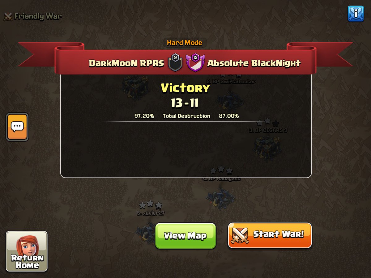 ✅ Intermediate round of #omegacup
We won this match reaching the Ro 128 💪 

Triple by:

⭐️⭐️⭐️ <a href="/R3ktSoldier/">Dani</a> 

⭐️⭐️⭐️ @MatteoCvz 

⭐️⭐️⭐️ <a href="/ARESSS_COC/">ARESSS</a>