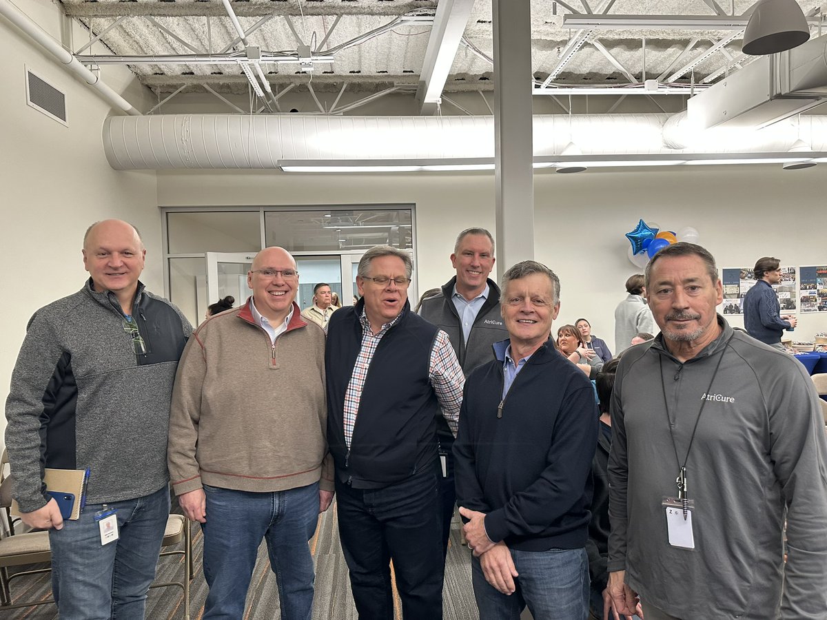 Mike Carrel (@atricureceo) on Twitter photo Kicking off American Heart Month with our 25th anniversary and a visit from founder Mike Hooven, his wife, Sue Spies, and son <a href="/brian_hooven/">Brian Hooven</a>. From a basement startup to a bold vision that led to the Isolator® Synergy™ Ablation System—the first FDA-approved device for treating Kicking off American Heart Month with our 25th anniversary and a visit from founder Mike Hooven, his wife, Sue Spies, and son <a href="/brian_hooven/">Brian Hooven</a>. From a basement startup to a bold vision that led to the Isolator® Synergy™ Ablation System—the first FDA-approved device for treating