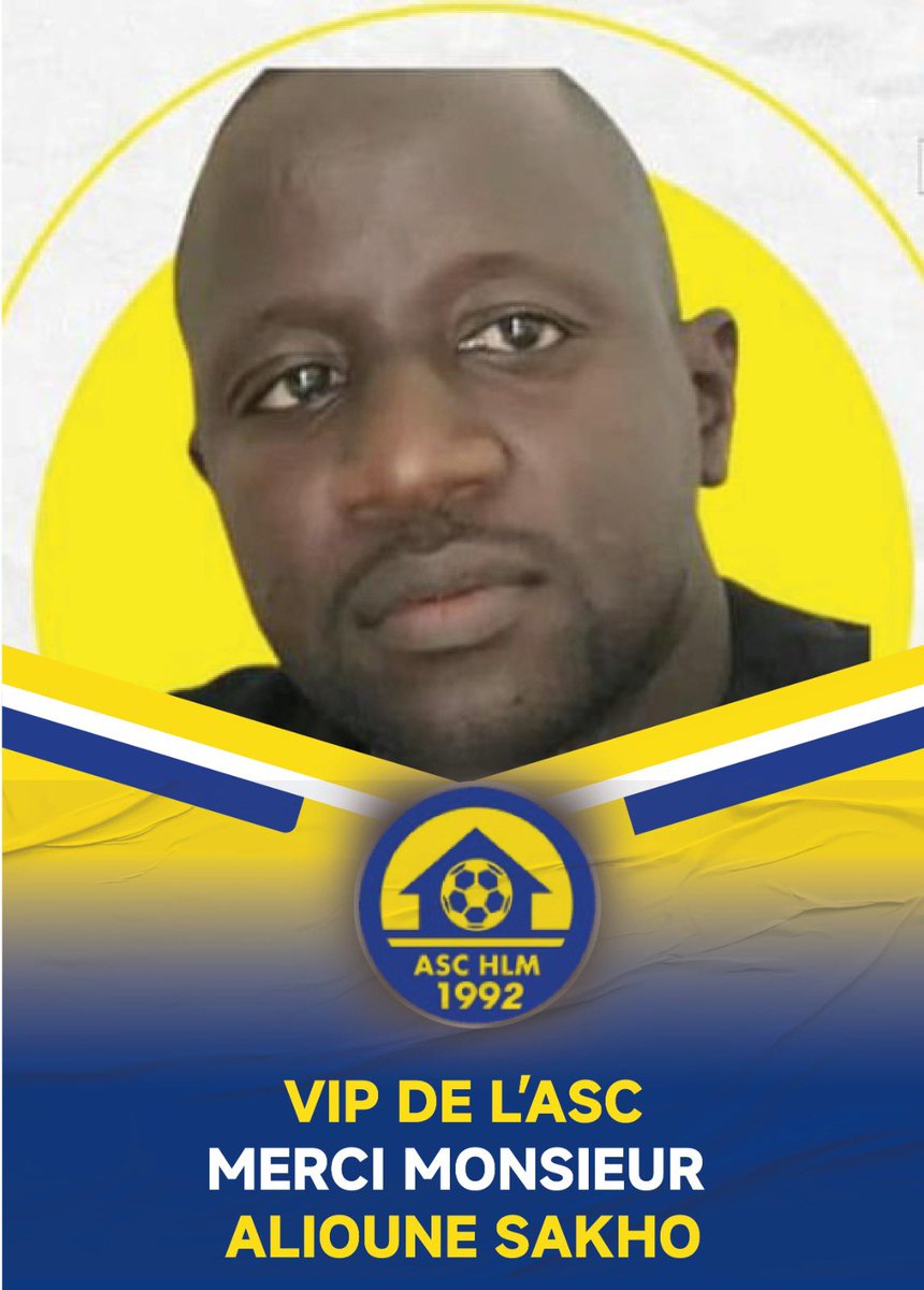 aschlmdakar's tweet photo. Merci pour votre soutien constant à l'ASC HLM 🔵⚪️🟡⚽️
#HLMLAADEUK #aschlm #LSFP #football #tanor #kkmdautomobile#federationsen #ÑuDemDieuliko💙💛🤍💙💛
#Ligue1SN
🔵🟡⚪️👊🏾 ⚽️ https://t.co/eM9K8g0kq9