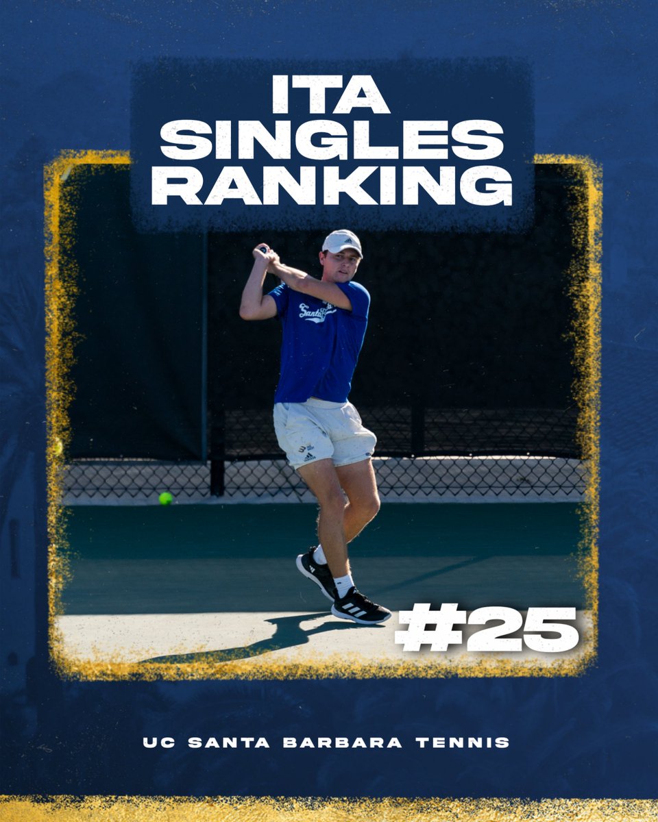 ucsbmtennis's tweet photo. New Week, New Rankings 📈

#GoGauchos https://t.co/7NYnmWn0FC