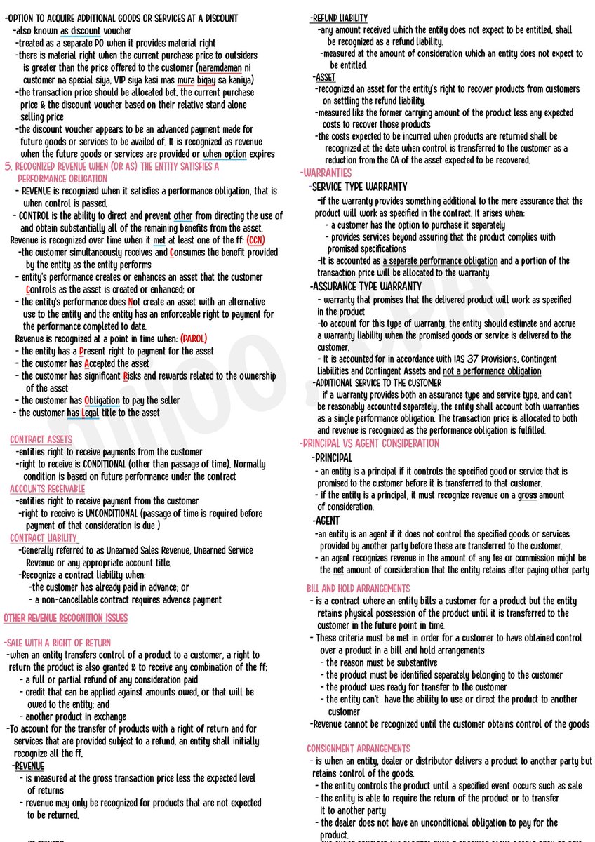 cpanijje's tweet photo. PFRS 15

Sources: ReSA HOs, Sir Aldrin's discussion, Shortcuts from PDJ, and Materials from undergrad https://t.co/KLxqNySUsY