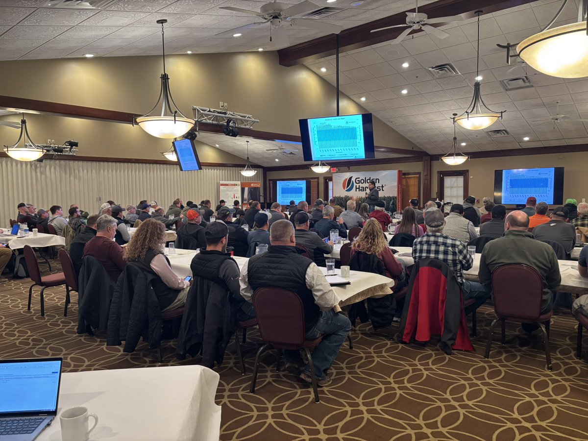 Great day talking agronomy with Ohio’s seed advisors and growers! I appreciate your support!