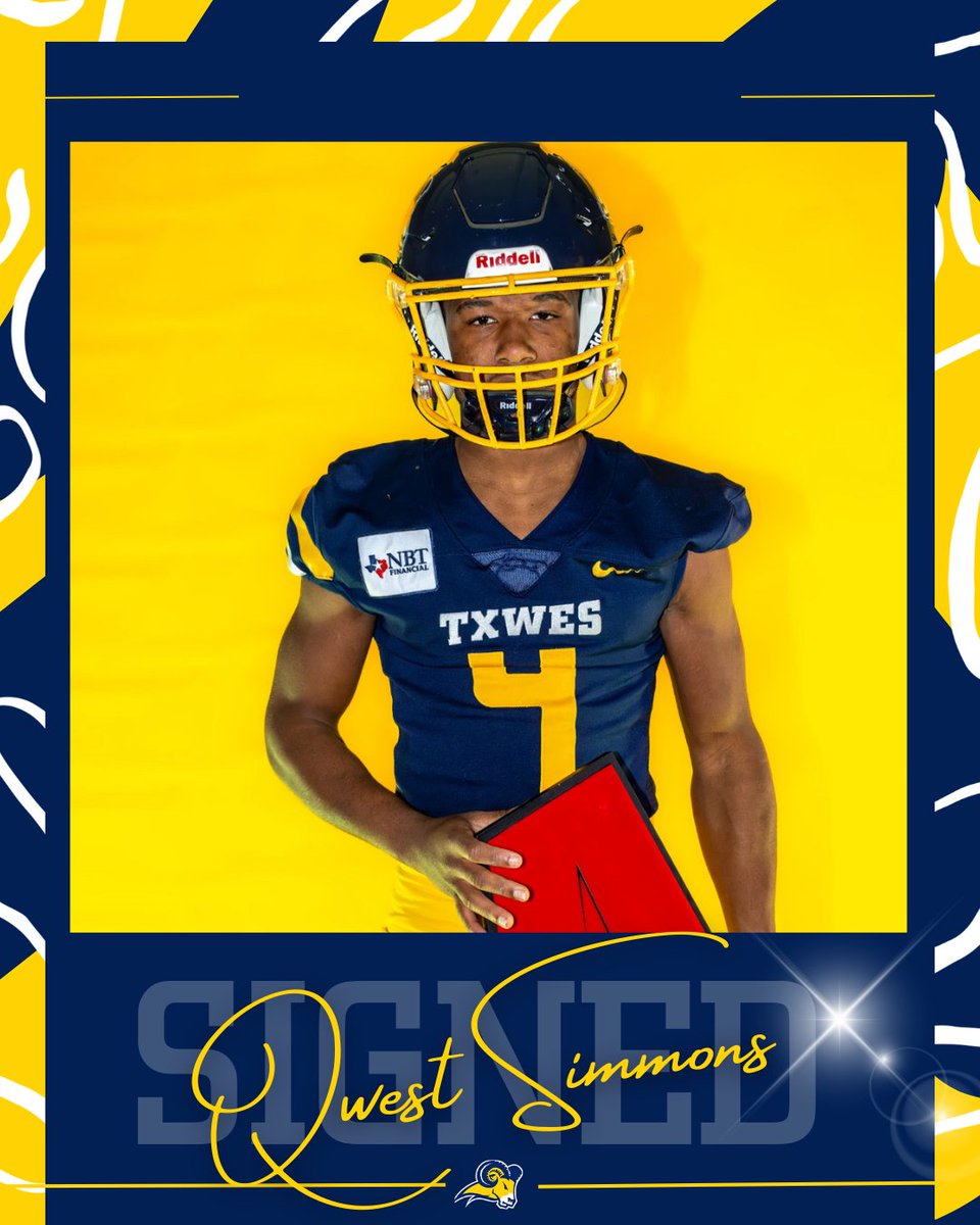 OFFICIAL ✍️ 

Rams Nation Welcome <a href="/qwestsimmons/">Qwest Simmons</a>