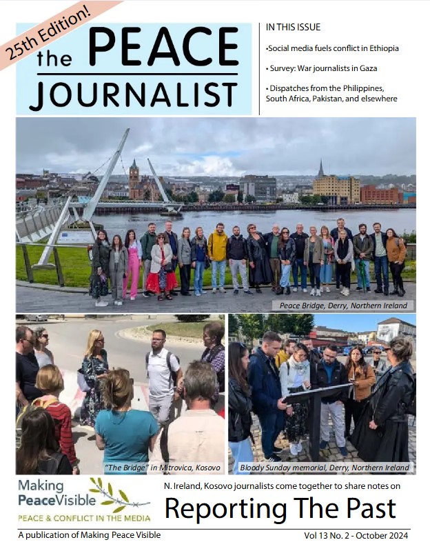 Steven Youngblood (@peacejourn) on Twitter photo The Peace Journalist magazine wants your #media and #peace article for its April edition! Submissions are welcome from all. The deadline is Mar 5
Details: stevenyoungblood.blogspot.com
#peacejournalism <a href="/makingpeaceviz/">Making Peace Visible</a> <a href="/EastWestCenter/">East-West Center</a> @ProfJakeLynch <a href="/GnmIonline/">Global Neighborhood for Media Innovation</a> <a href="/SMPAGWU/">SMPA at GW</a> <a href="/babakbahador9/">Babak Bahador</a> The Peace Journalist magazine wants your #media and #peace article for its April edition! Submissions are welcome from all. The deadline is Mar 5
Details: stevenyoungblood.blogspot.com
#peacejournalism <a href="/makingpeaceviz/">Making Peace Visible</a> <a href="/EastWestCenter/">East-West Center</a> @ProfJakeLynch <a href="/GnmIonline/">Global Neighborhood for Media Innovation</a> <a href="/SMPAGWU/">SMPA at GW</a> <a href="/babakbahador9/">Babak Bahador</a>