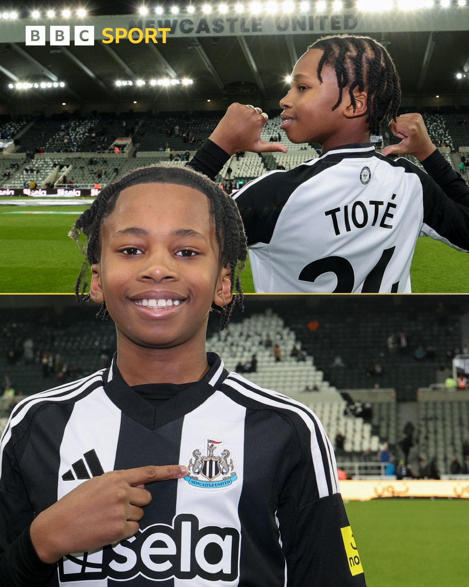 🖤🤍🥹 Cheick Tiote’s son Rafael is at St James' Park tonight!

👉 bbc.in/4aUAgh

#NUFC