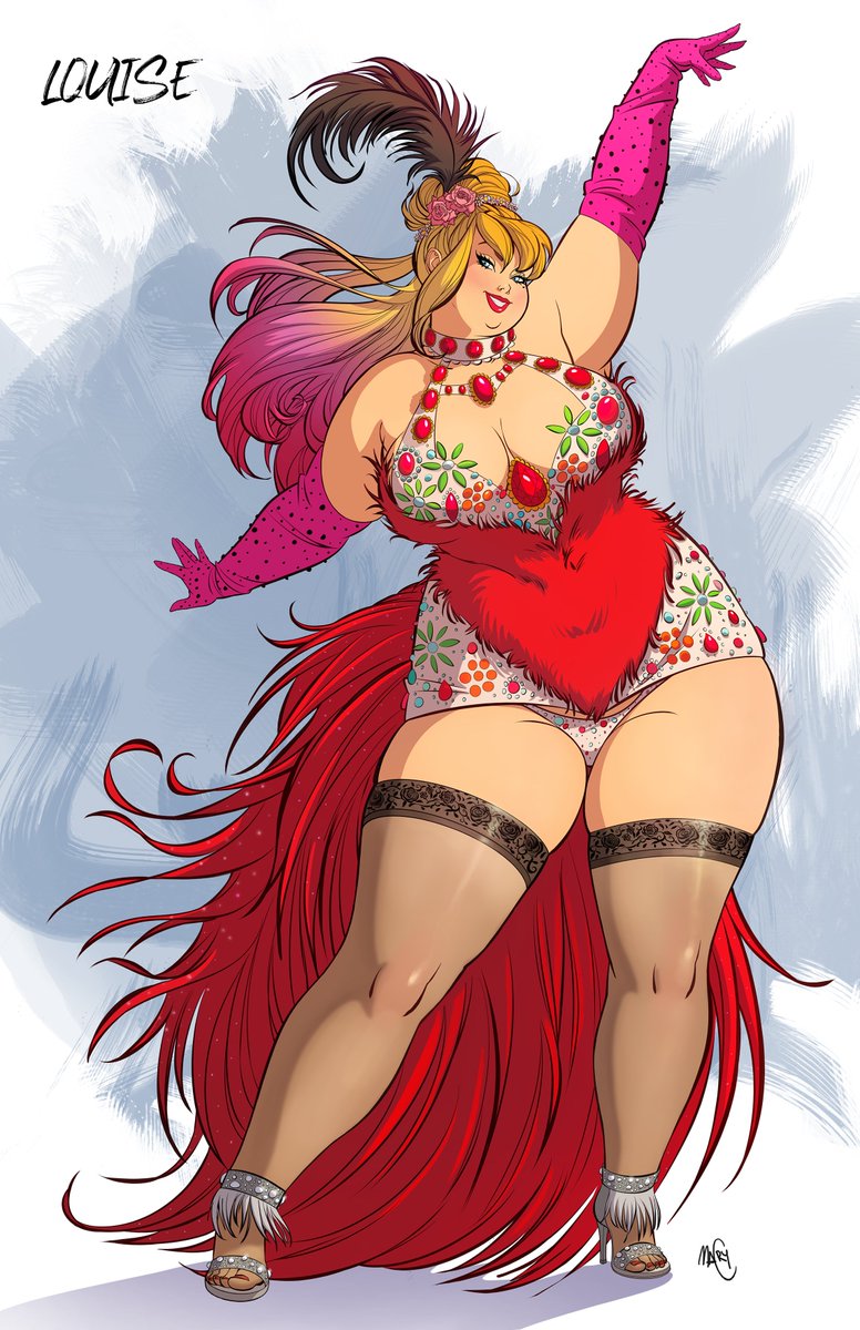 I present to you Louise the protagonist of my comic book " Les Goulues " : 25 years old, French . She creates a new multi-ethnic and inclusive Moulin Rouge
kickstarter.com/projects/82881…
#burlesque #curvywoman #comicbooks #fullfigured #plussize #bodypositive #pinup #bbw #lesgoulues