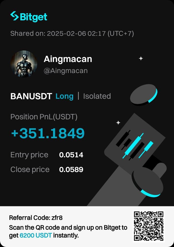 mkbijaksana's tweet photo. Saya mau kasih sedikit insight buat yang nanya "kapan altseason?"

Menurut saya hal tersebut adalah masalah SKILL ISSUE
Kenapa?

Karena pada dasarnya, ngapain kita cari-cari altseason? Ngapain? Kita berharap apa?
Berharap capital gain?

Saya rasa gak perlu diharap-harapin banget

Ini saya kasih contoh

Ini adalah hasil trading saya kemarin. 
Aset yang saya tradingkan adalah BAN

Di saat bitcoin loyo, ethereum gak gerak, gak usah capek-capek nanya altseason.

Kalau kalian mau usaha nyari, HAMPIR SETIAP HARI, hampir pasti ada crypto yang naik kenceng banget

Nah, tugas kitalah mencarinya

Gambar kedua, kira-kira, inilah pergerakan harga BAN kemarin. 

Dalam waktu beberapa jam aja udah gain hampir 20%

Kalau pakai leverage 5x aja udah hampir 100% tuh cuannya

Jadi, ngapain nungguin altseason? Skill issue itu ma 🦍🦍🦍