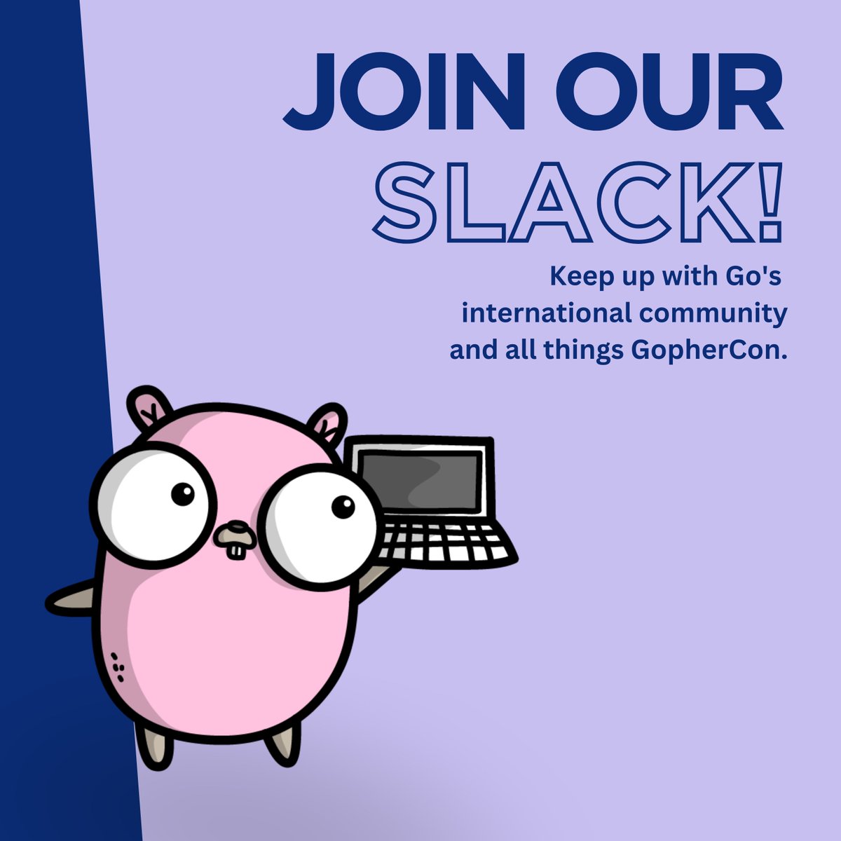 GopherCon's tweet image. Have you joined our #GopherCon community on Gophers Slack? Connect with worldwide community members, share insights, get support, and stay updated on all things Go!

Join now ➡️ invite.slack.gobridge.org

#RoadToGopherCon #golang