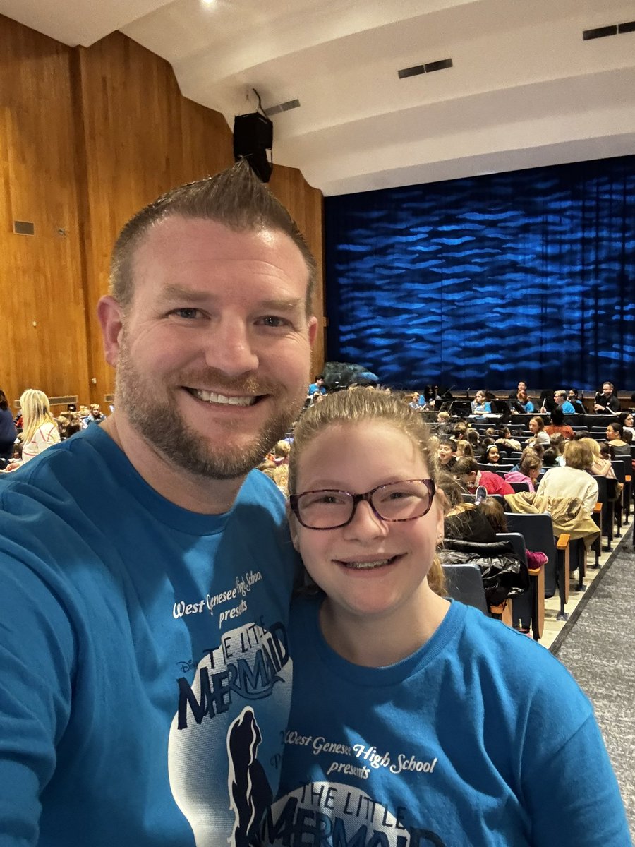 dschuessler3's tweet photo. WGHS Musical preview today for “The Little Mermaid” ~ the CMS musical students had a blast! They received a backstage tour too! What a great way to bridge the gap between CMS &amp; WGHS! #wgdrama #thelittlemermaid #underthesea 🧜‍♀️👨🏻‍🍳🪼🦞🐠🦈 @WestGeneseeCSD @WGFineArts @CamillusMiddle https://t.co/IeK1YHrjJQ