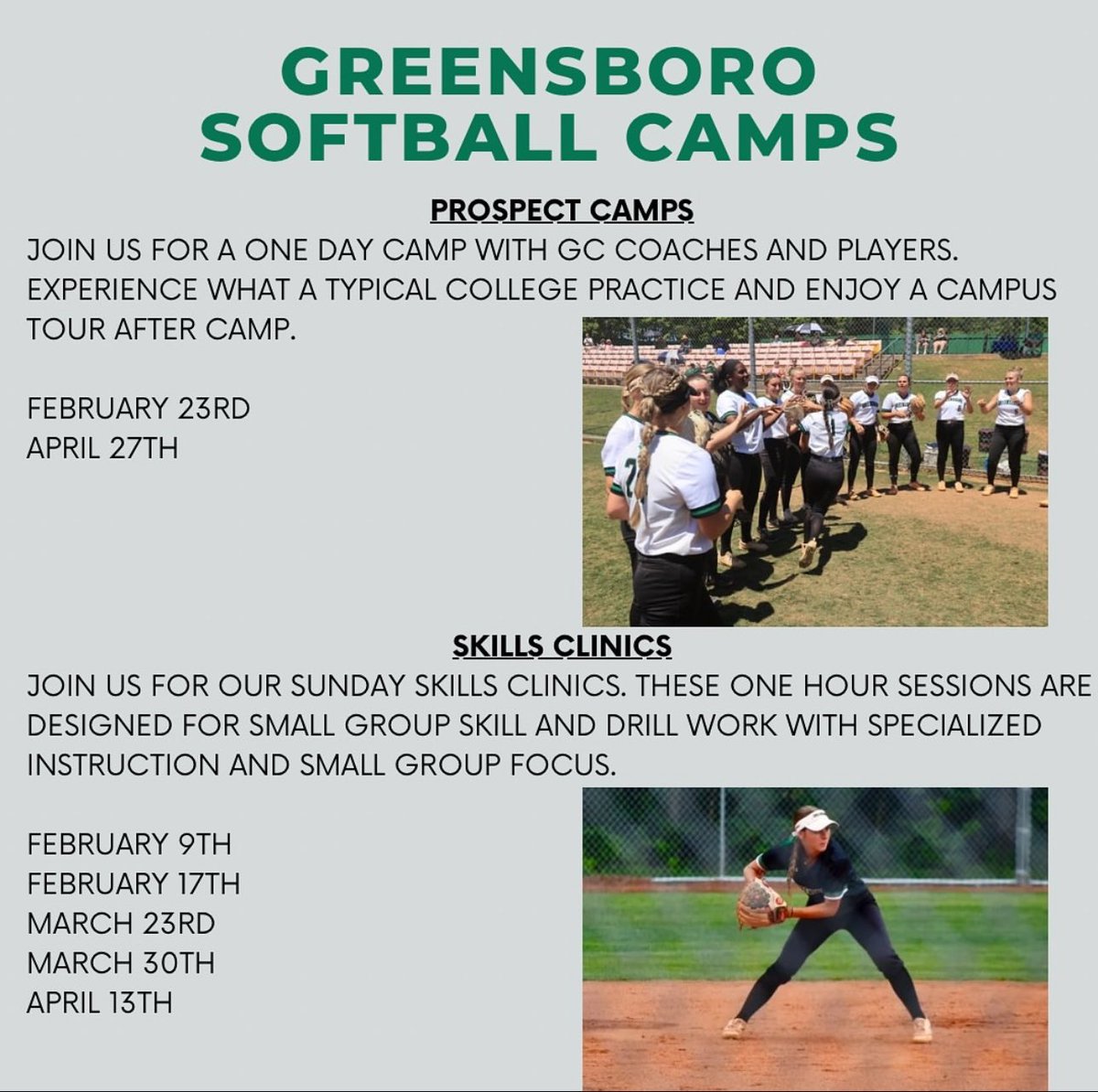 Greensboro College Softball tweet media