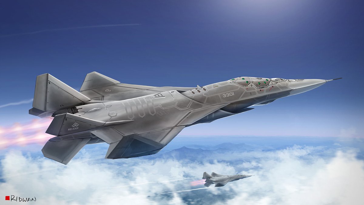 meganerid's tweet image. A couple of stealthy fighter jets flying above clouds :d
#illust #イラスト #scifi #aircraft