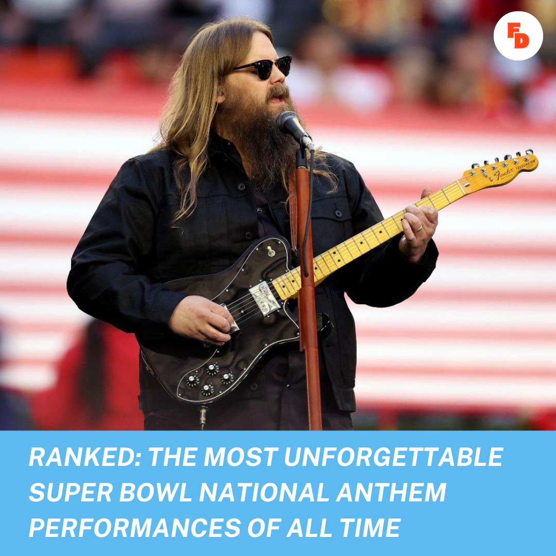 From #WhitneyHouston 's iconic 1991 rendition to #LadyGaga's vocal tour in 2016, the #Superbowl has given us some of the most memorable national anthem performances ever. 📷

Get Fandom Daily's take on the best and worst of all time: bit.ly/41dvMzD