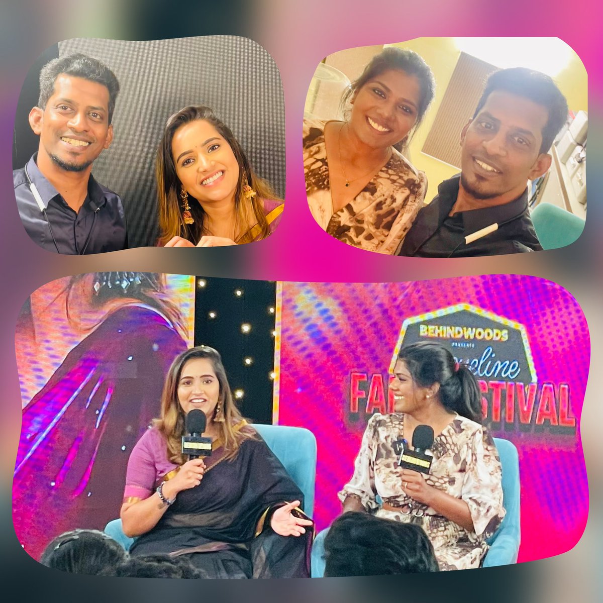 My #FantasticDUO of #BiggBossTamil8. 

It’s worth meeting this Two Women who were strong ,Brave,Intelligent and decoding the game&amp;Fighting Spirit in #BBT8. 

Happy to meet Both 2DAY🫶🏻❤️

<a href="/manjari_n/">Manjari Narayanan</a> sharing the screen being special guest for <a href="/jackline_lydia/">Jacquline🎉🎉🎉🎉</a> fans meet was a Wow 🤩