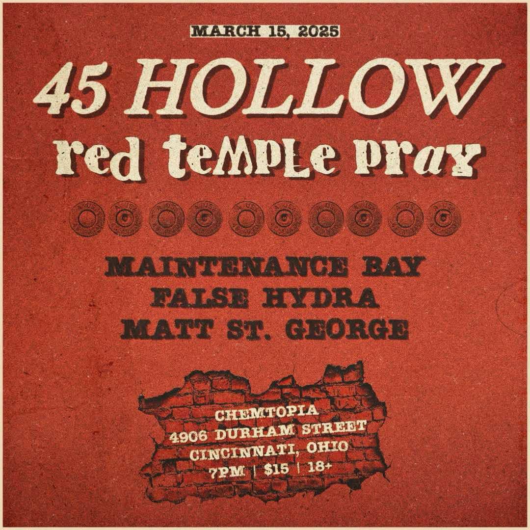 redtemplepray's tweet photo. Coming back to Cincinnati in March! https://t.co/3CkP5Q7CjM