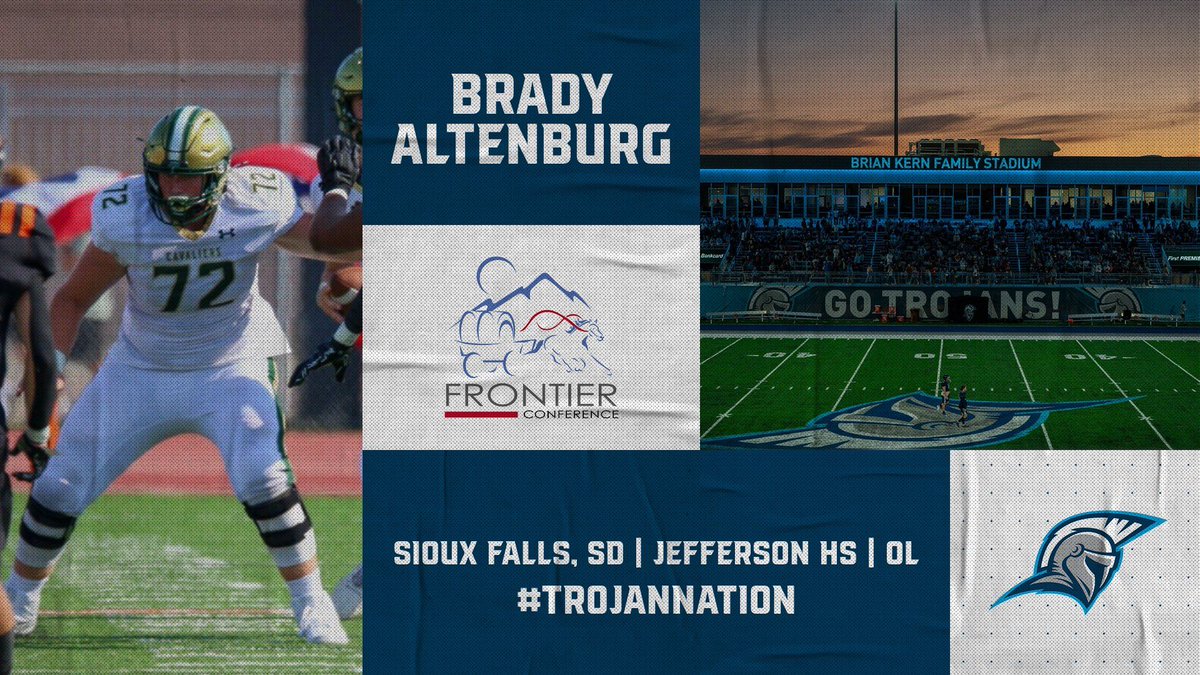Welcome to the family!
Brady Altenburg ( @altenburgbrady )
From: Sioux Falls, SD
HS: Jefferson HS
OL | 6’1 | 250
Film: buff.ly/3WK1Po3