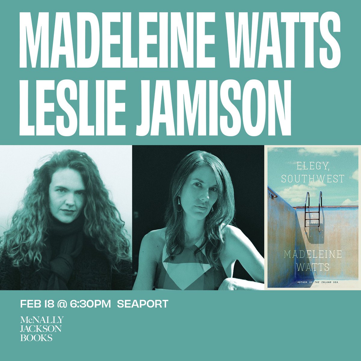 Simon & Schuster (@simonbooks) on Twitter photo .<a href="/madeleine_watts/">Madeleine Watts</a> will be in conversation with <a href="/lsjamison/">Leslie Jamison</a> to discuss ELEGY, SOUTHWEST! Don't miss the event on February 18 at <a href="/mcnallyjackson/">McNally Jackson</a>.
Register here: bit.ly/4aHldrE .<a href="/madeleine_watts/">Madeleine Watts</a> will be in conversation with <a href="/lsjamison/">Leslie Jamison</a> to discuss ELEGY, SOUTHWEST! Don't miss the event on February 18 at <a href="/mcnallyjackson/">McNally Jackson</a>.
Register here: bit.ly/4aHldrE
