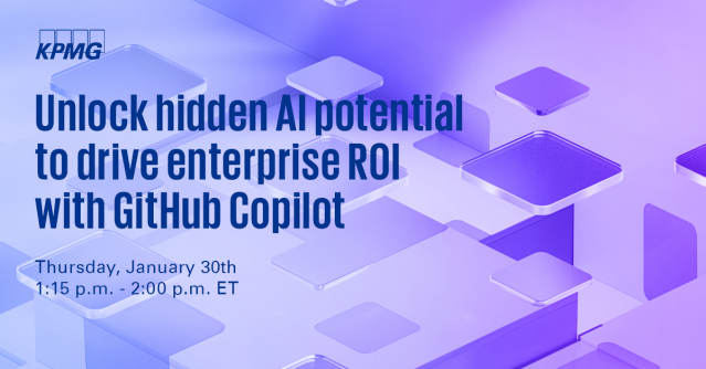 dschultz_16's tweet photo. Join KPMG at the Microsoft AI Tour NYC!Breakout Session: Measuring Value from GitHub Copilot Discover how KPMG’s Insights Dashboard &amp; Copilot revolutionize development with faster onboarding, efficient code, better testing, &amp; auto documentation. https://t.co/ifE18nuv6Z https://t.co/ghgKTLUor6