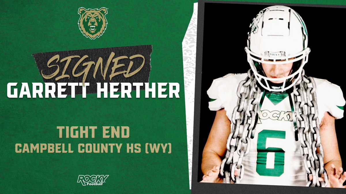 Rocky Football (@rocky_football) on Twitter photo Welcome to the Rocky Family!
Garrett Herther <a href="/G_Herther87/">Garrett_Herther_6</a>
#BEARRAID #NSD25
hudl.com/athlete/o/1798… Welcome to the Rocky Family!
Garrett Herther <a href="/G_Herther87/">Garrett_Herther_6</a>
#BEARRAID #NSD25
hudl.com/athlete/o/1798…
