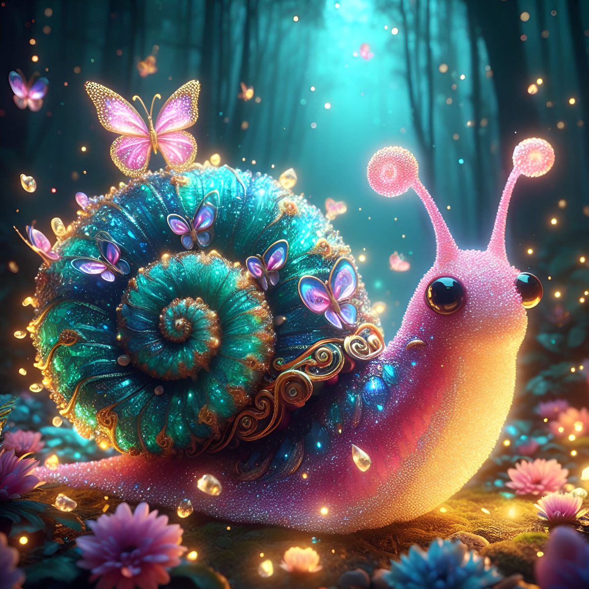 abulu8's tweet photo. β¨πΏ "Just a little snail enjoying its enchanted retreat!" ππ«
#MagicInNature #WhimsicalWonder https://t.co/gGwUSbEUil