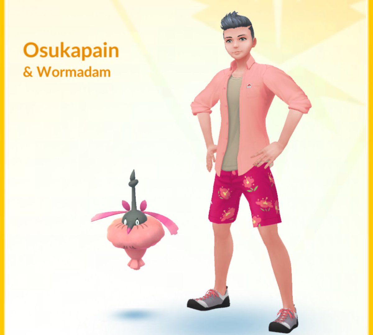 osukapain's tweet image. Welp in celebration of #SmallYetStrong 
Cooked up Wormadam styles for ya! 

#DripKing
#pokemongo
#stylesavant