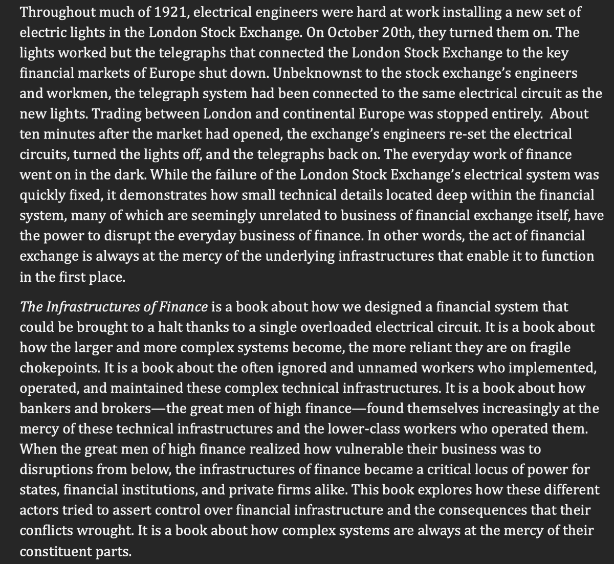 tacky self-promotion in a time of crisis, fwiw.