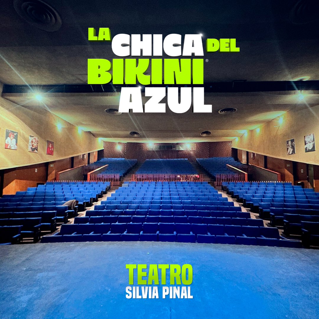 El Teatro Silvia Pinal, un lugar icónico que será el escenario perfecto para dar vida a: "La Chica del Bikini Azul". 🩱☀️

Un teatro histórico y un importante escenario teatral de la Colonia Juárez que abrió sus puertas el 1ro de mayo de 1991, (antes Teatro Diego Rivera).