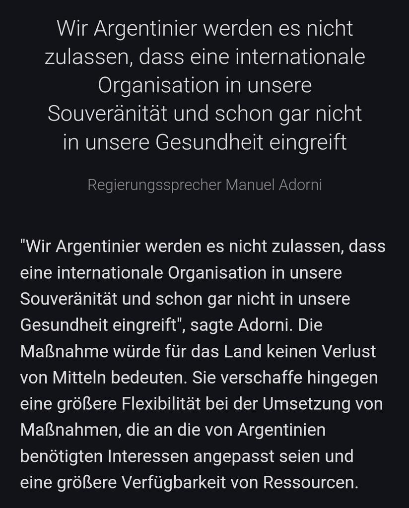 Der nächste Austritt aus der WHO.