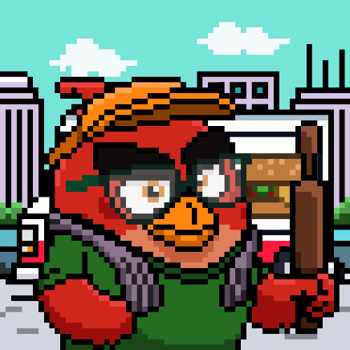 Glasses on, bat ready – this bird means business 🍴

RT + Like &amp; drop your Taproot address for a free mint spot! ⤵️